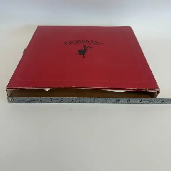 Johnson Bros Friendly Village Christmas Tree Candy Dish Holiday Decor Plate LG - Picture 9 of 10